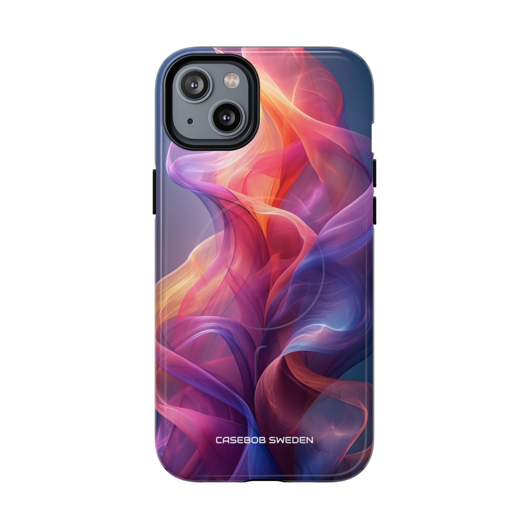 Violet Orange Flow - Tough + MagSafe® iPhone 14 Phone Case