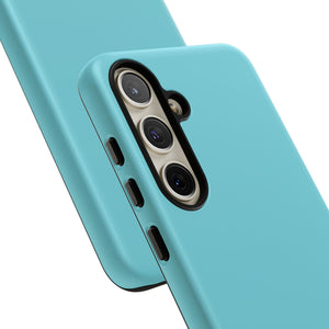 Cyan Blue - Protective Phone Case - Protective Phone Case