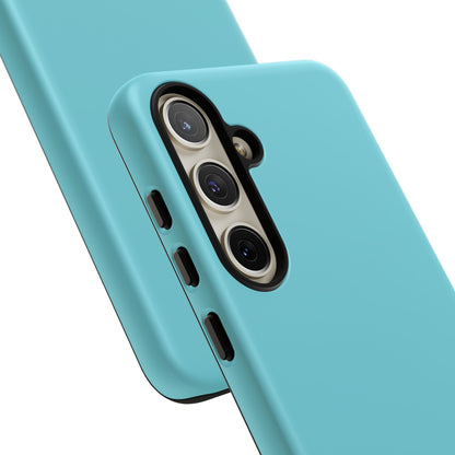 Cyan Blue - Protective Phone Case - Protective Phone Case