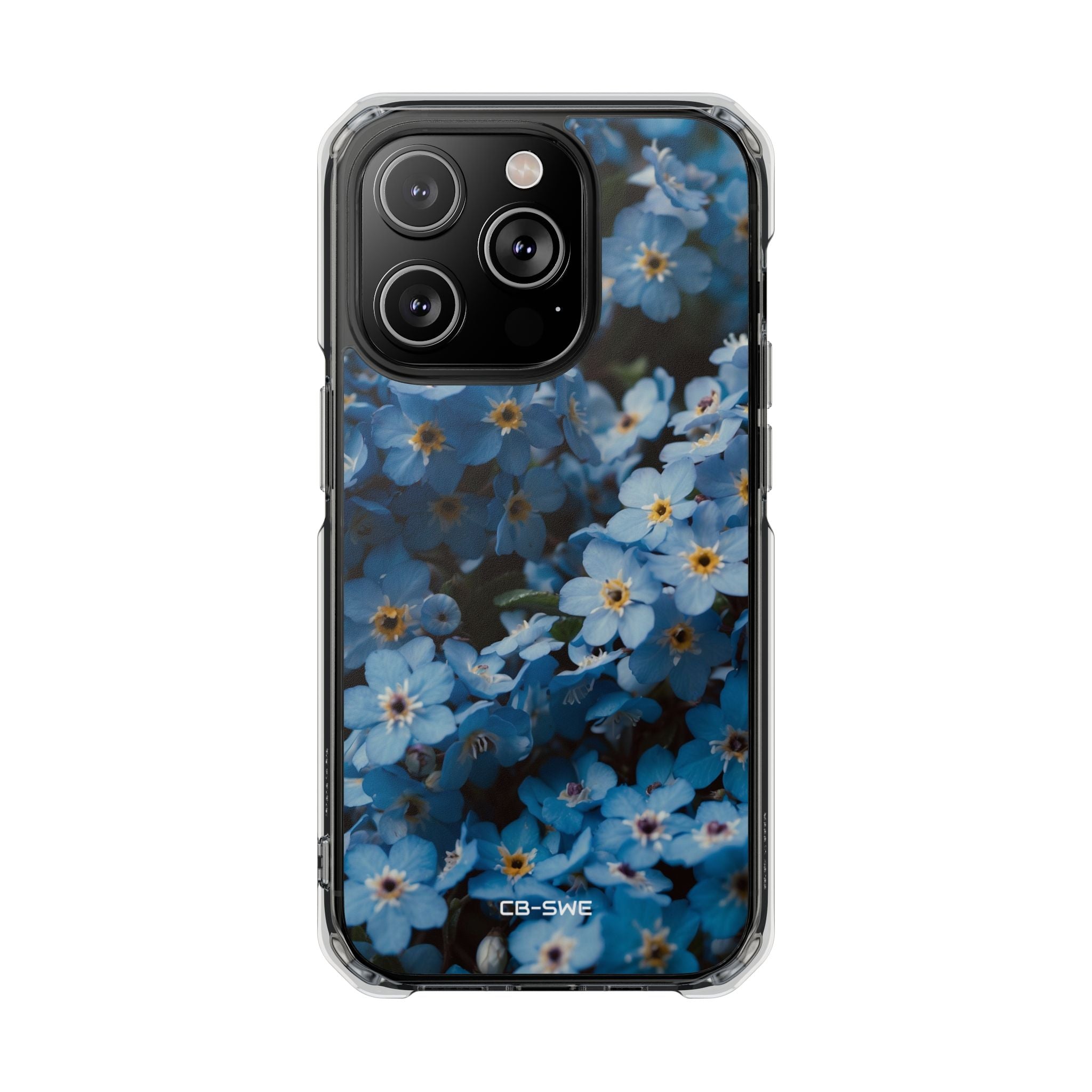 Blue Blooms Embrace iPhone Case - Impact
