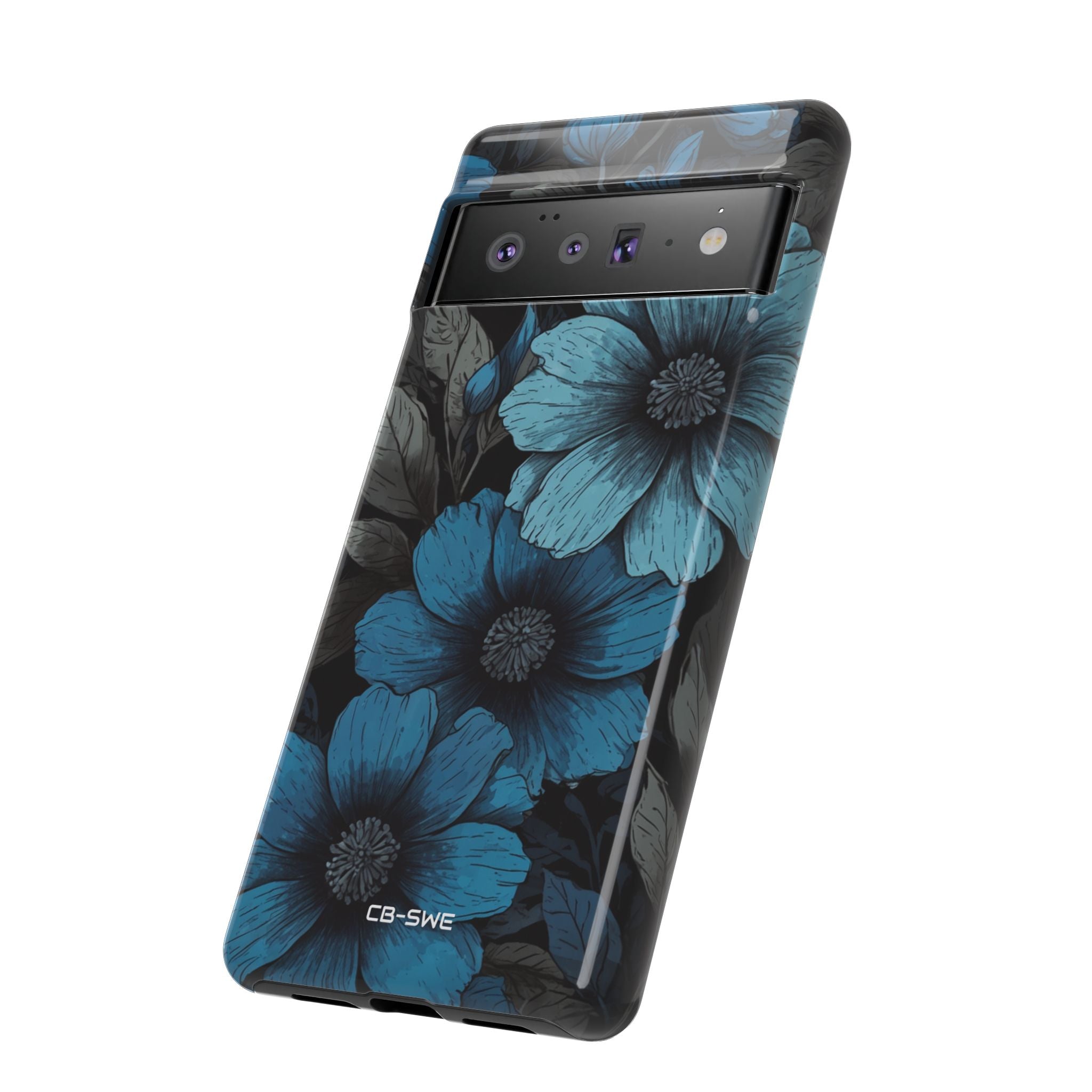 Blue Blooms Shine - Google Pixel Case