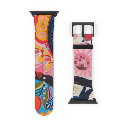 Ornate Owl Bloom - Watch Band