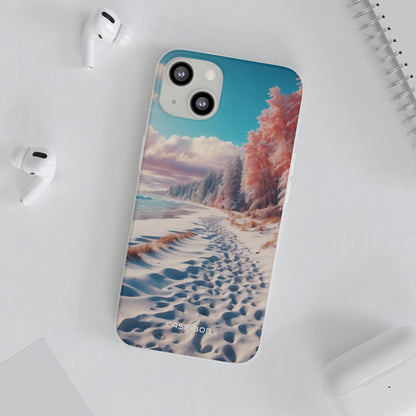 Snowy Footprints iPhone 13 - Soft