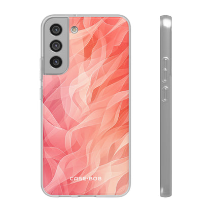 Peach Wave Drift Samsung S22 Plus Case - Soft