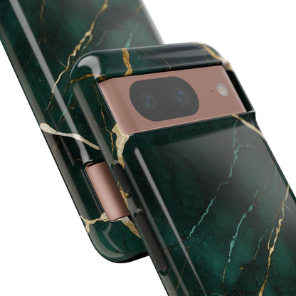 Emerald Veins Flow - Google Pixel Case