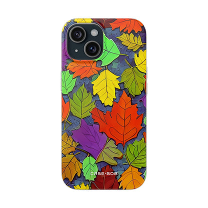 Vivid Leafburst iPhone 15 Case - Soft
