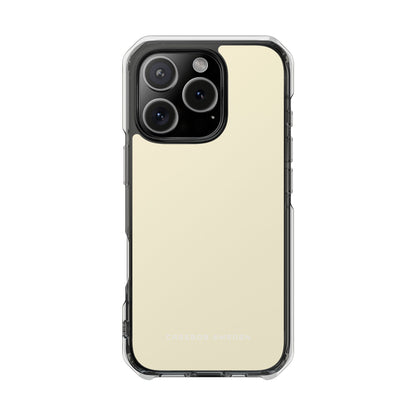 Cornsilk iPhone 16 - Clear Impact Phone Case