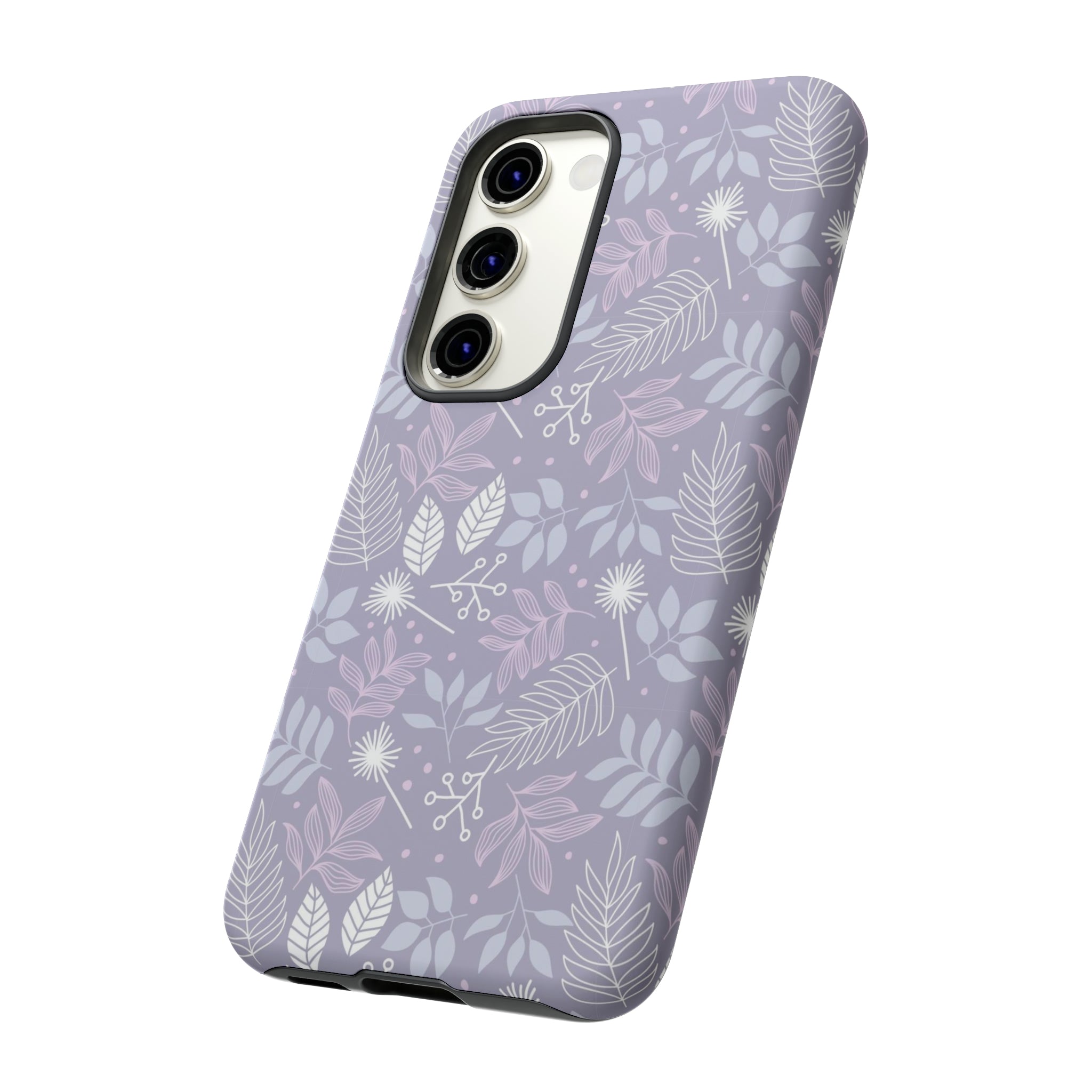 Purple Mona Leaf - Protective Phone Case