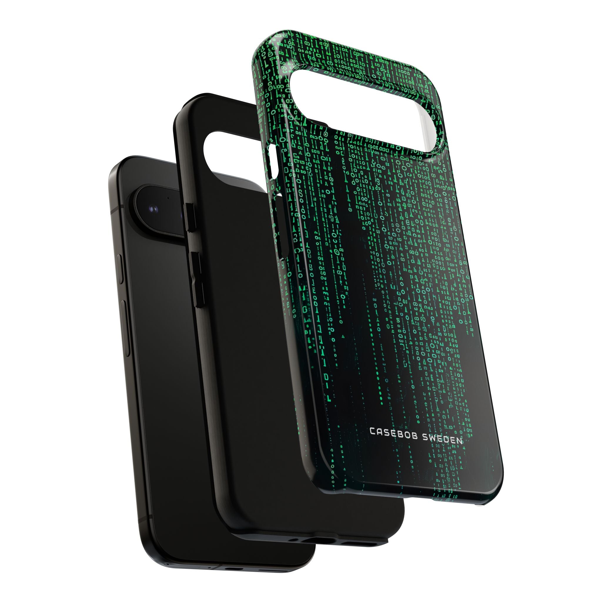 Cyber Green Cascade Google Pixel 9 - Tough Phone Case