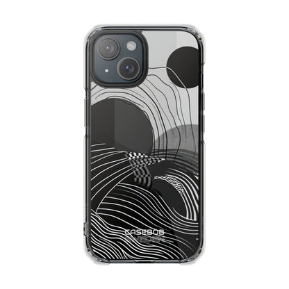 Monochrome Motion Flow iPhone 15 - Impact Clear+