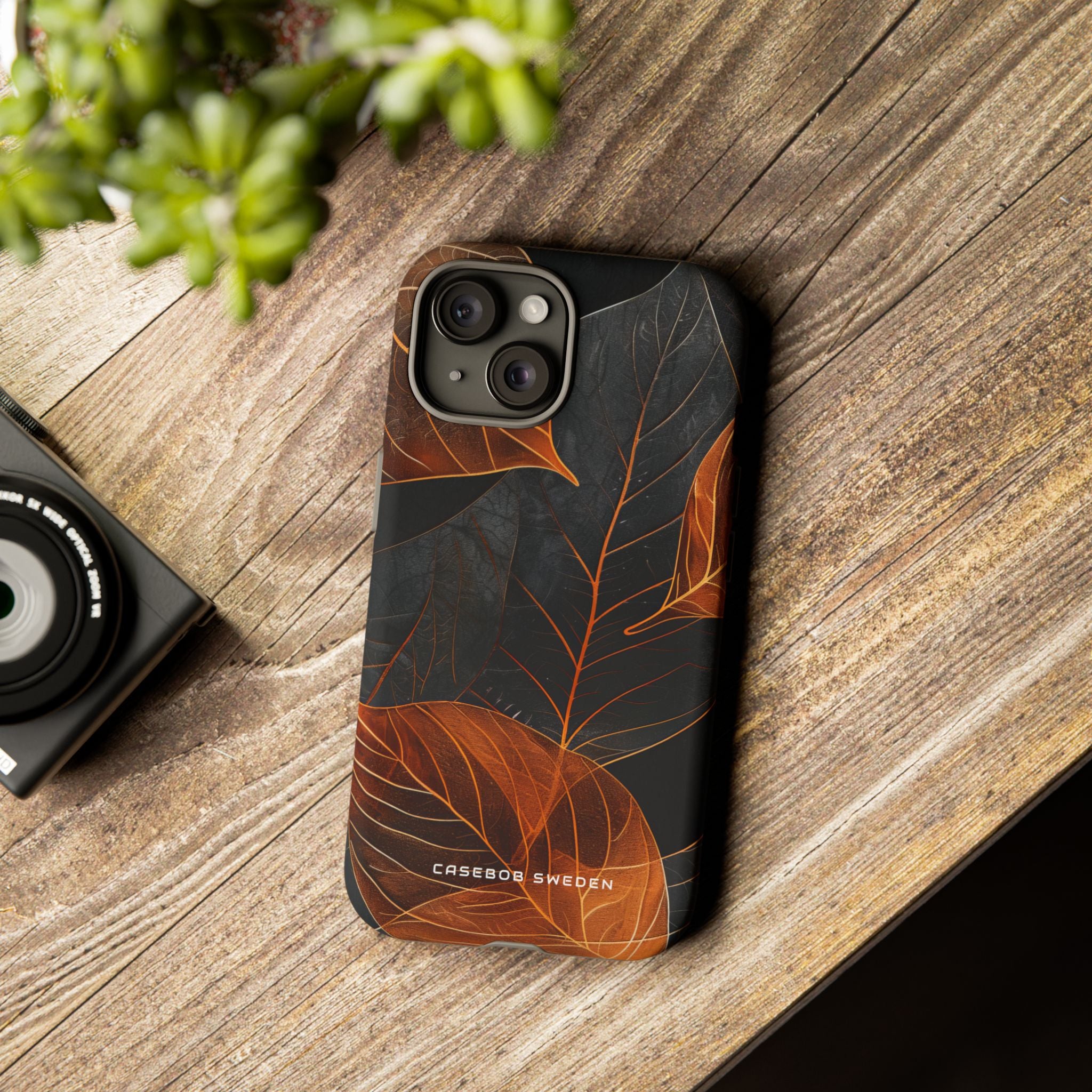 Autumn Leaf Elegance iPhone 15 - Tough Phone Case