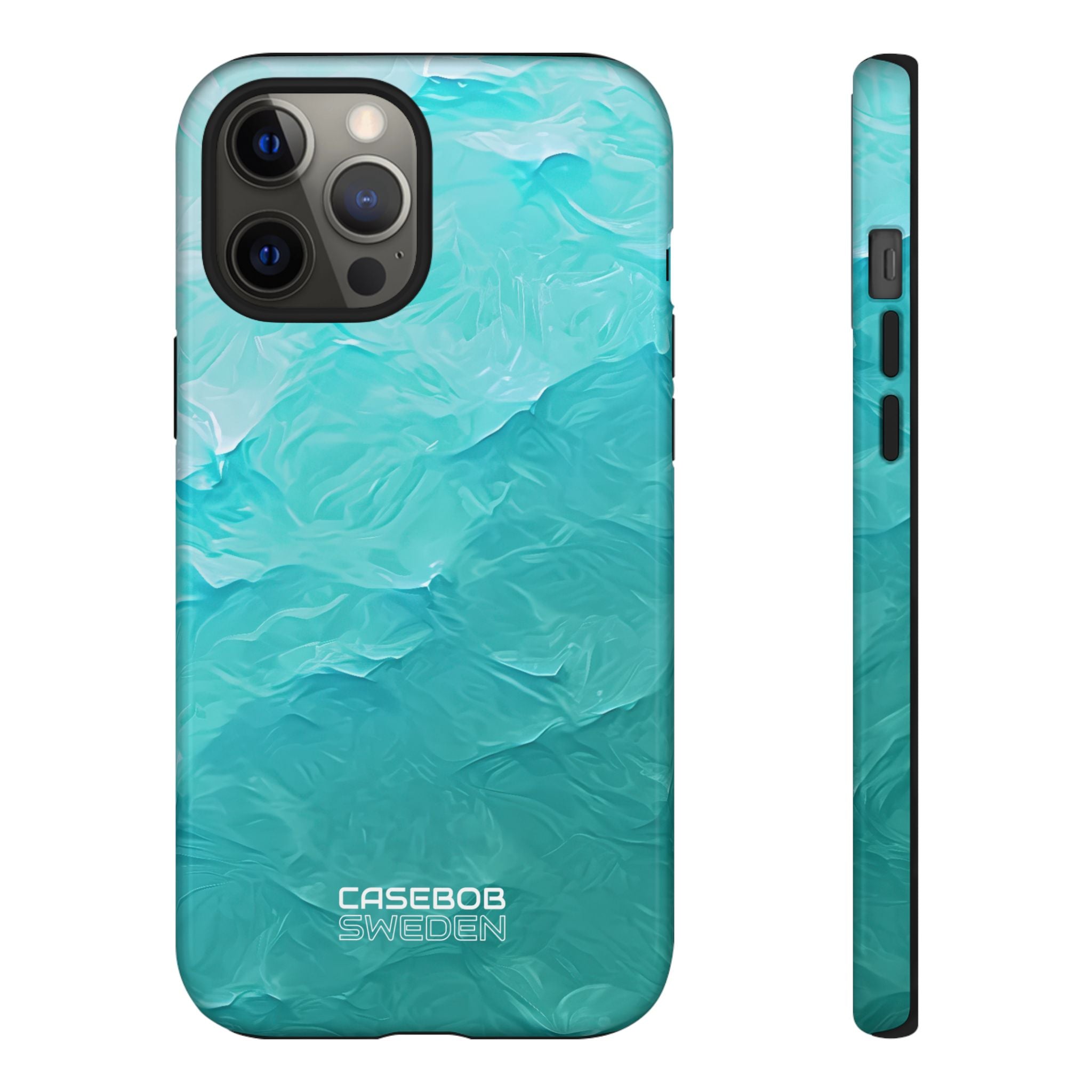 Soothing Aqua Currents iPhone 12 - Tough