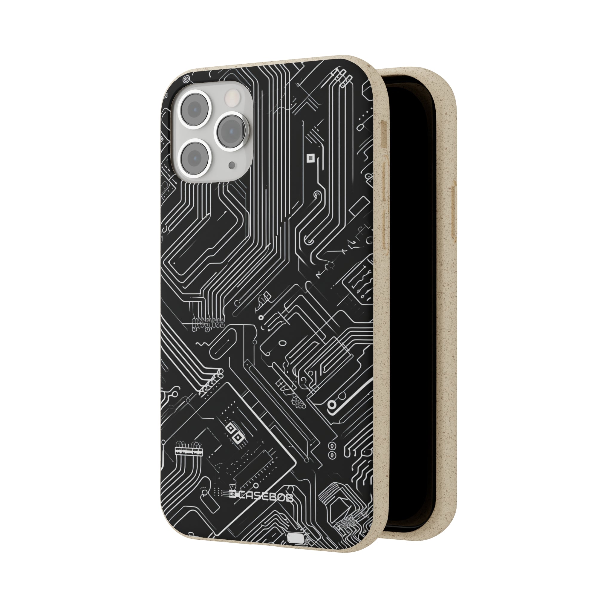 Cyber Circuitry Art | Biodegradable Phone Case