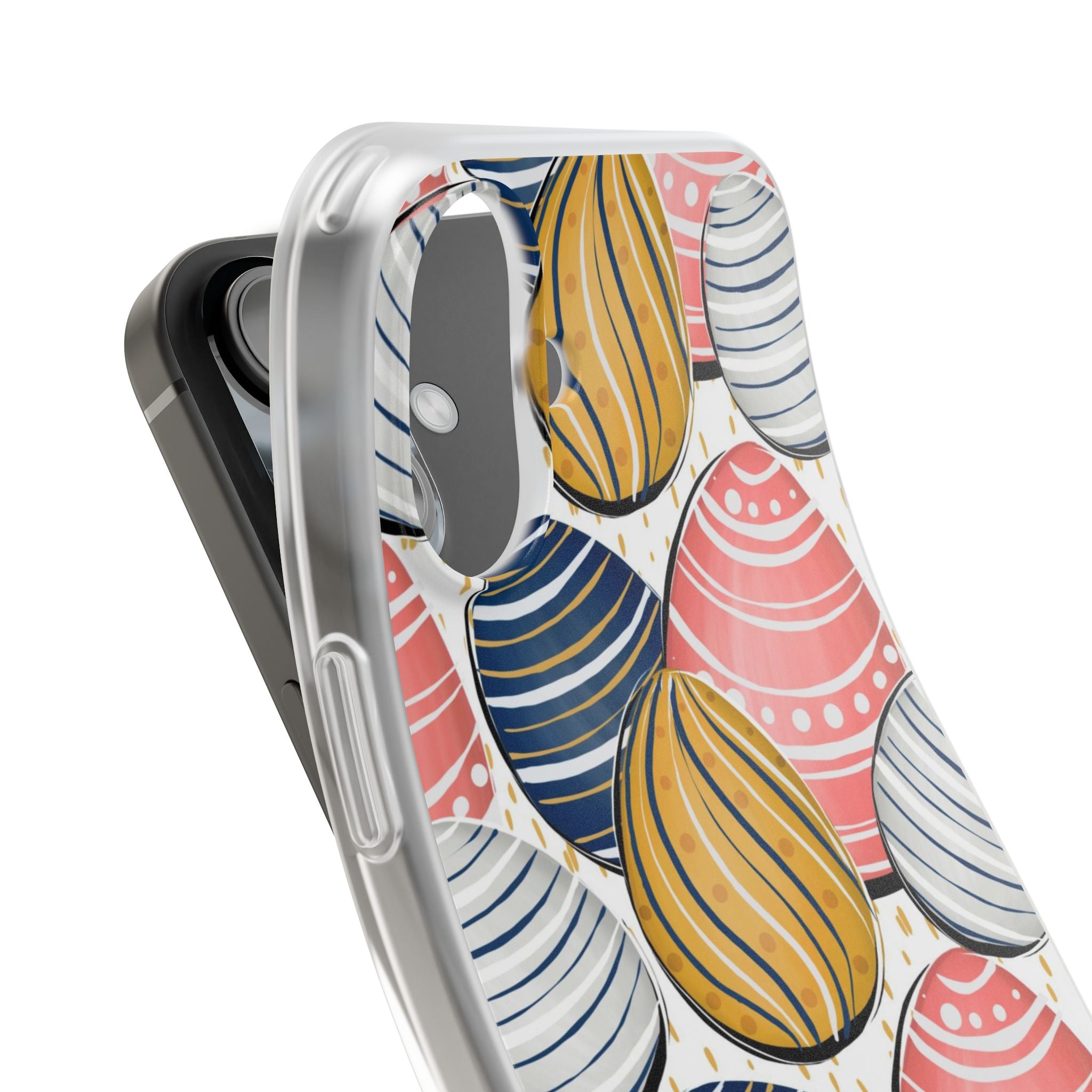 Pastel Eggs iPhone 16 Plus Case - Soft