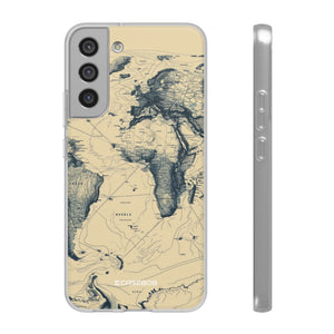 Vintage World Map | Flexible Phone Case for Samsung Galaxy