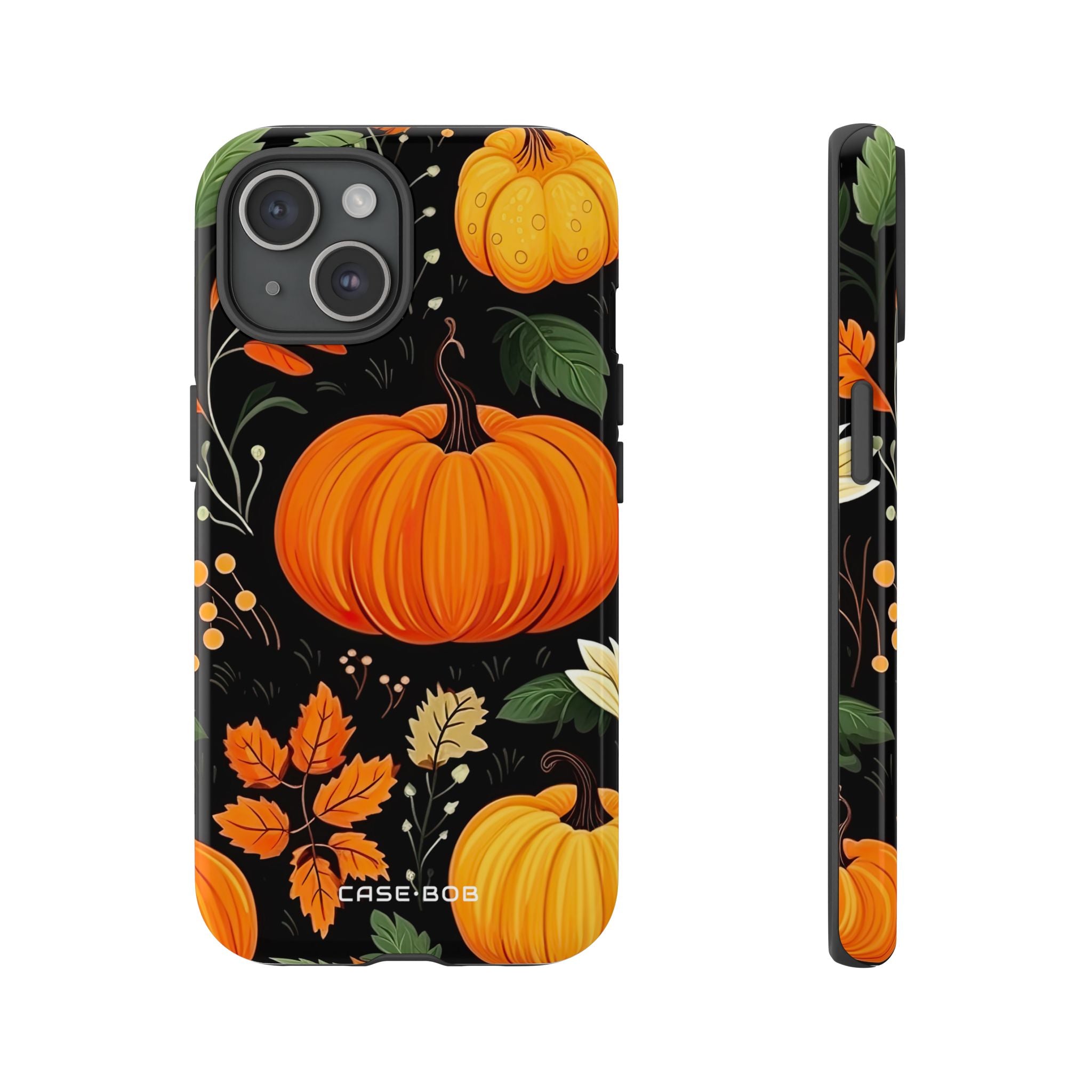 Pumpkin Glow iPhone 15 Case - Tough