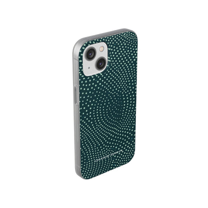 Teal Rippleflow iPhone 14 - Flexi Phone Case