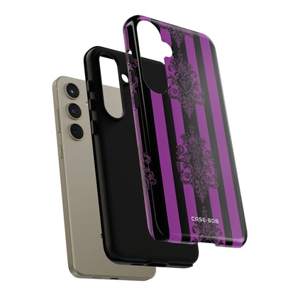 Damask Elegance Purple Samsung S24 Plus Case - Tough