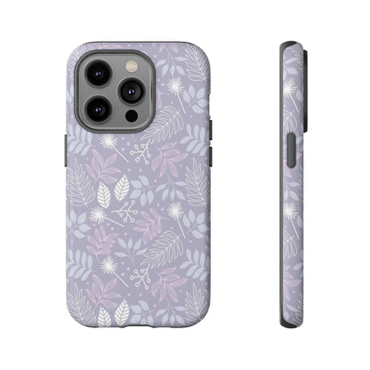 Purple Mona Leaf - Protective Phone Case