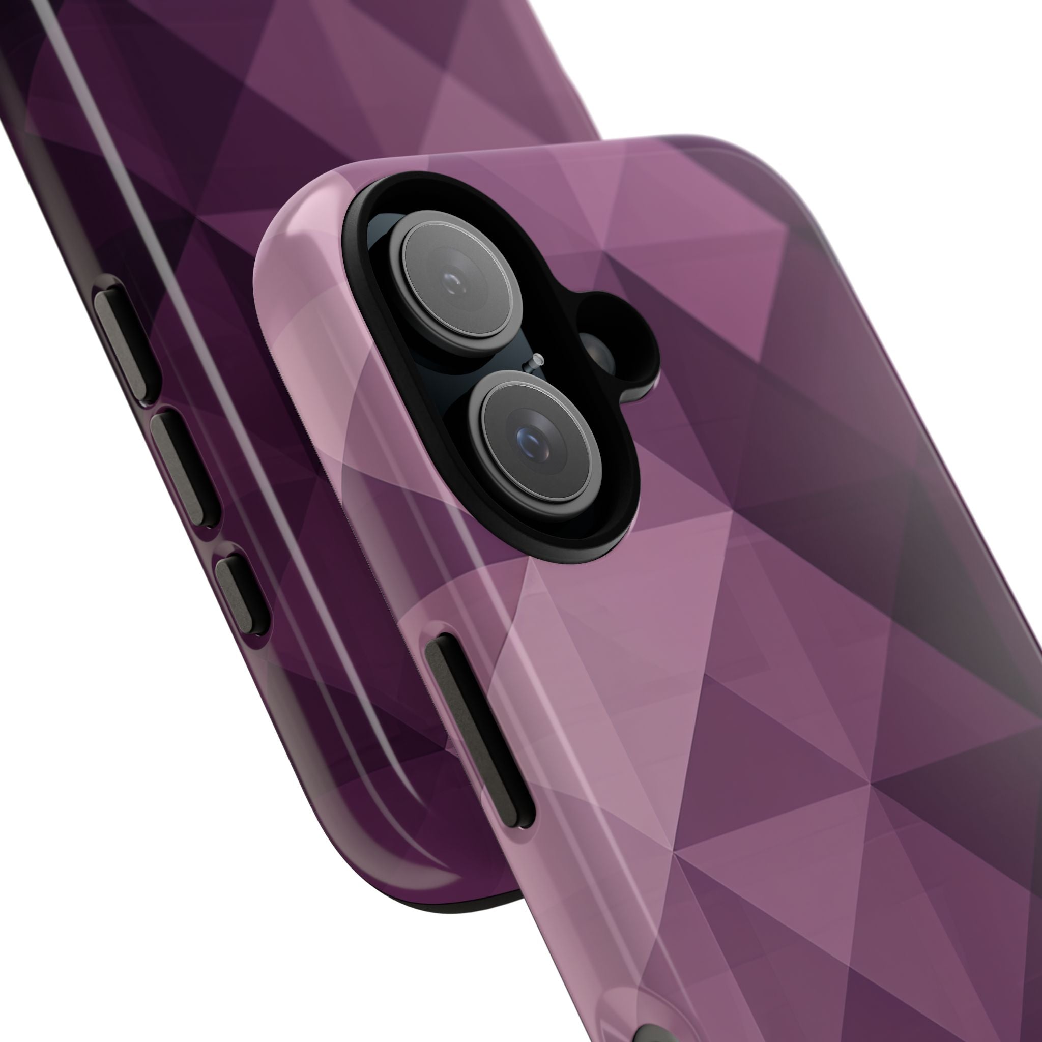 Gradient Purple Mosaic iPhone 16 - Tough Phone Case