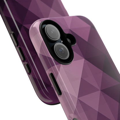 Gradient Purple Mosaic iPhone 16 - Tough Phone Case