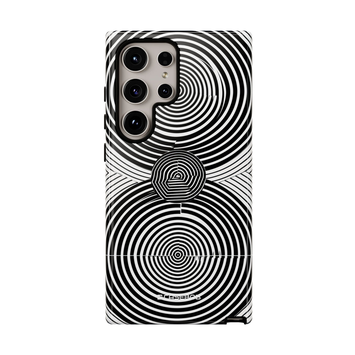 Dynamic Depth: Black and White Op-Art - For Samsung S24