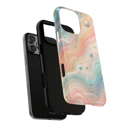 Iridescent Swirls iPhone 16 Pro Max Case - Tough+