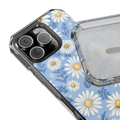 Daisies On Blue iPhone Case - Impact