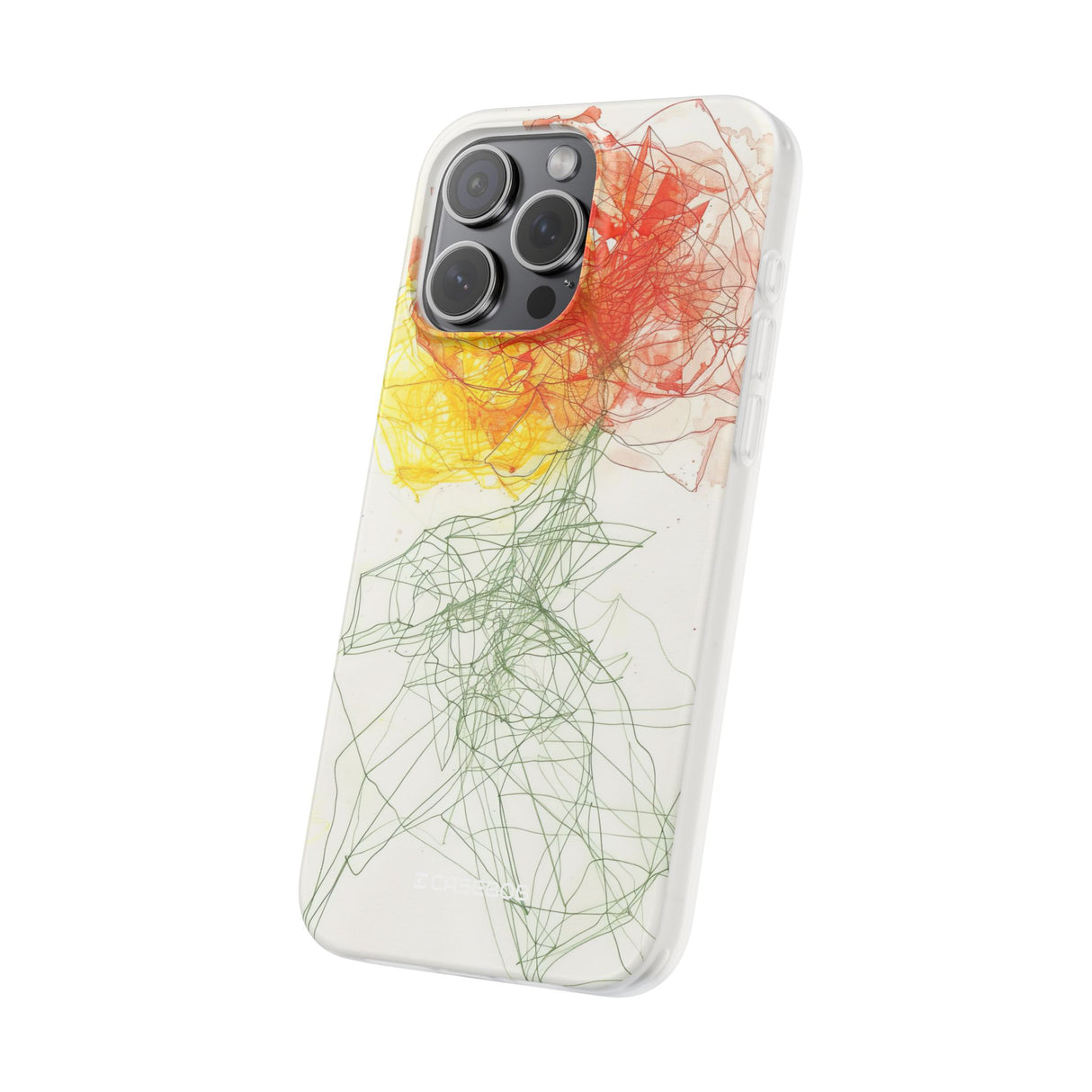 Fiery Blossom | Flexible Phone Case for iPhone