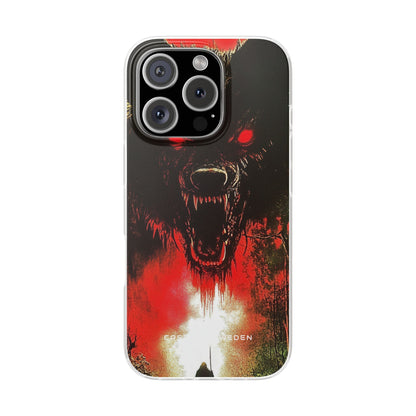 Bloodmoon Wolf's Lament iPhone 16 - Flexi Phone Case