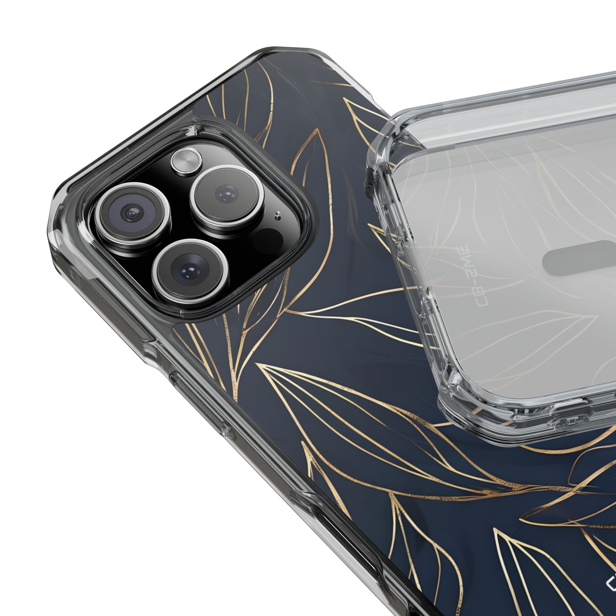 Modern Gold Leaves iPhone Case - Impact
