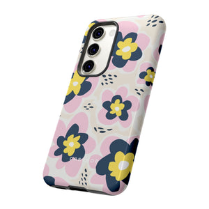 Pink Happy Flower - Protective Phone Case