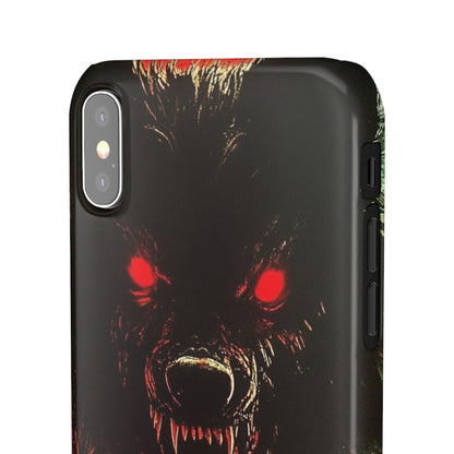 Bloodmoon Wolf's Lament  iPhone X - Slim Phone Case