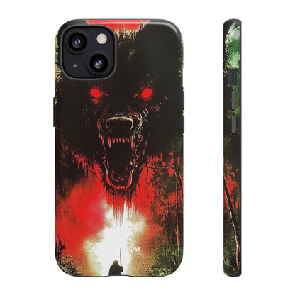 Crimson Wolf iPhone 13 Case - Tough