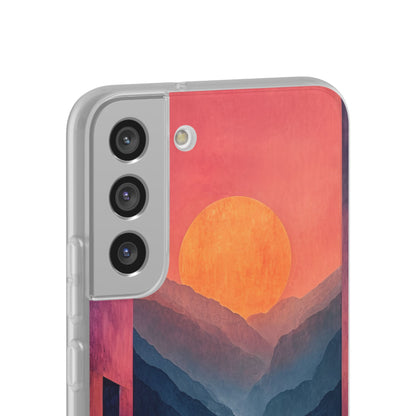 Surreal Sunset Landscape - Flexi Samsung S22 Phone Case