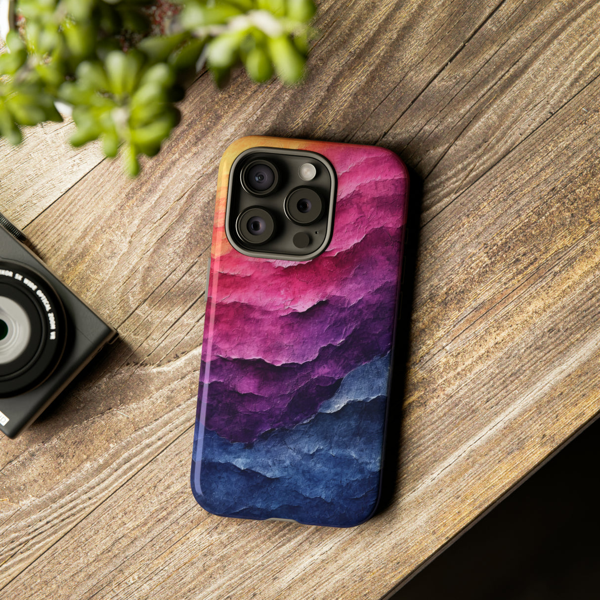 Pastel Wave Symphony - Protective Phone Case