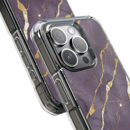Golden Veins Flowing iPhone Case - Impact