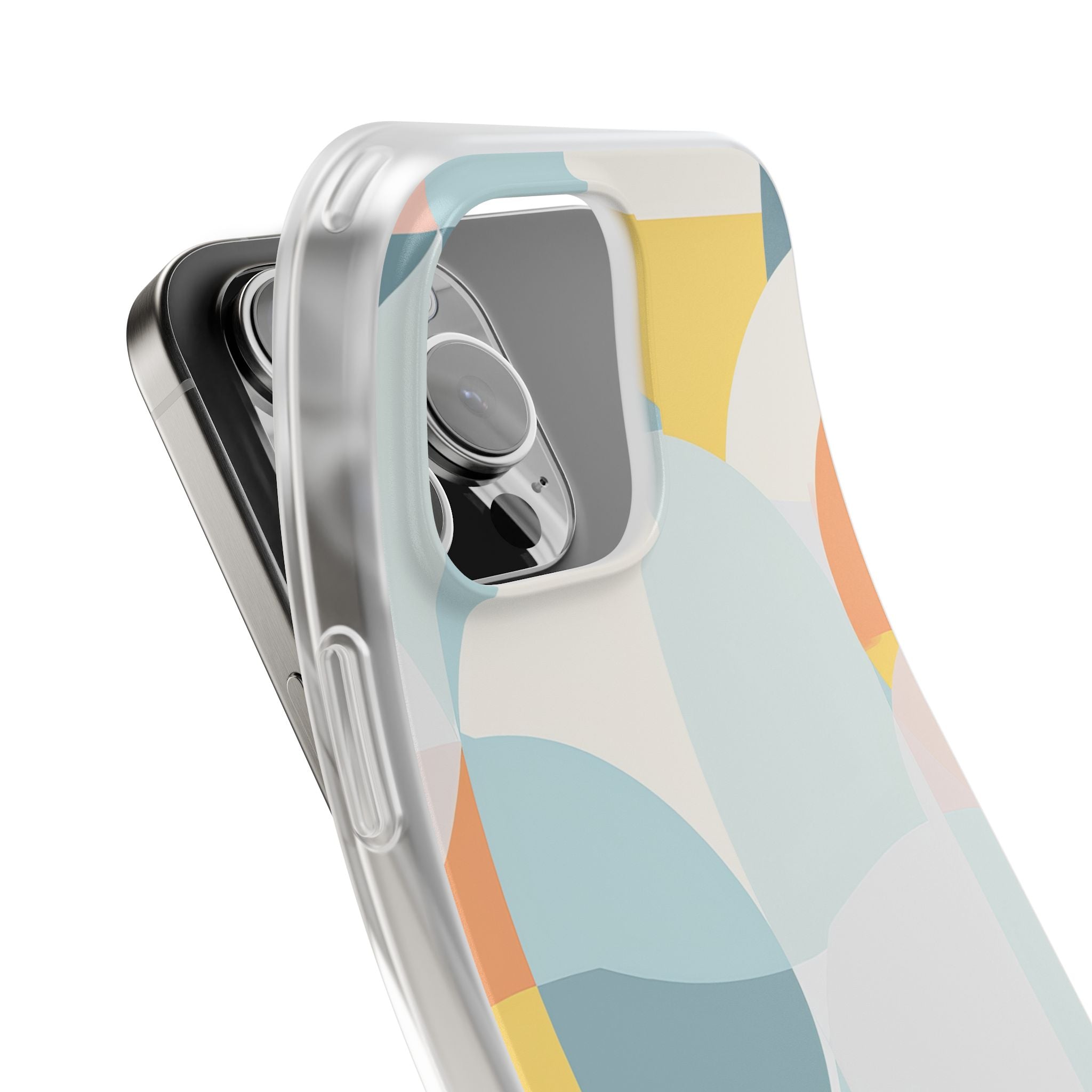 Abstract Geometric Calm - Flexi iPhone 16 Phone Case