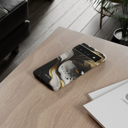 Gold Swirl Elegance - Google Pixel Case