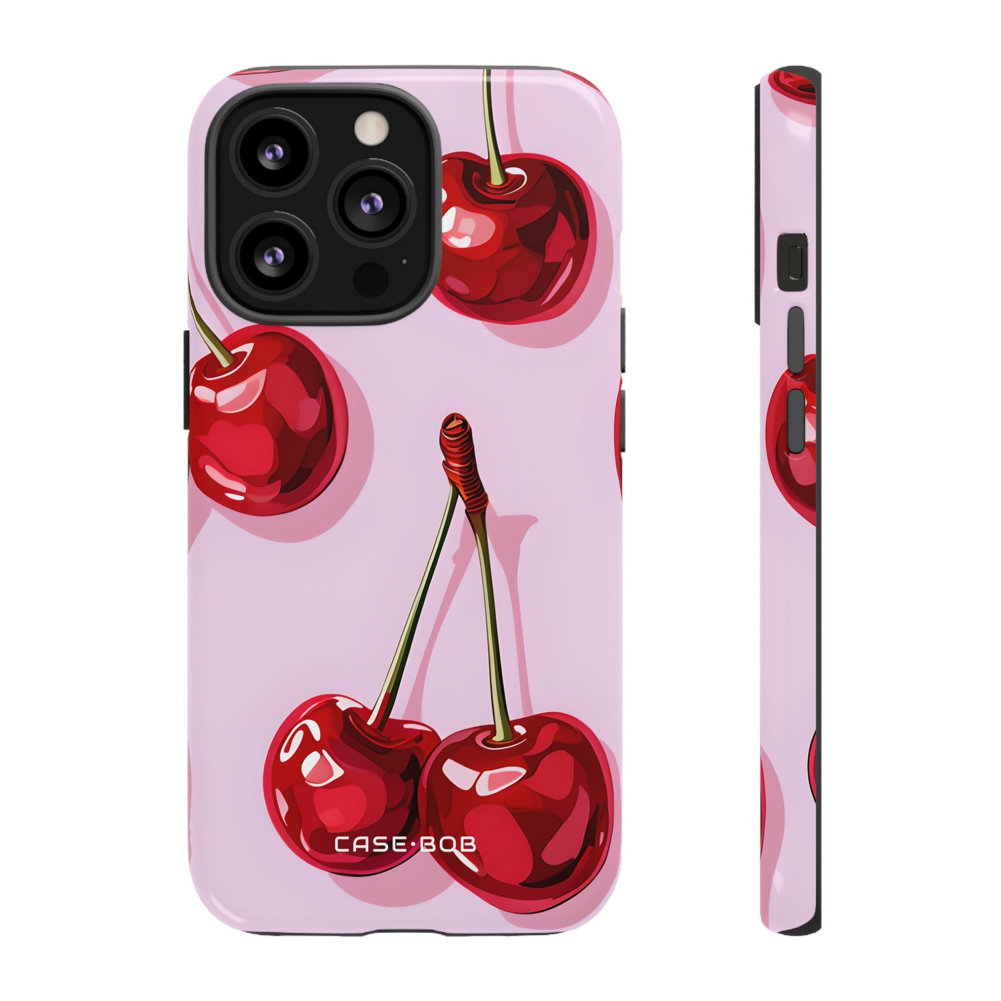 Glossy Cherry Burst iPhone 13 Pro Case - Tough