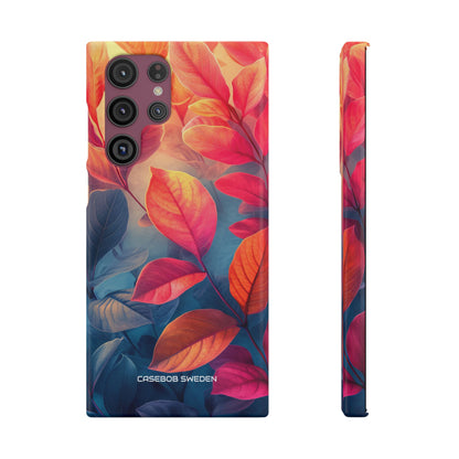 Red Blue Nature - Slim Samsung S22 Phone Case