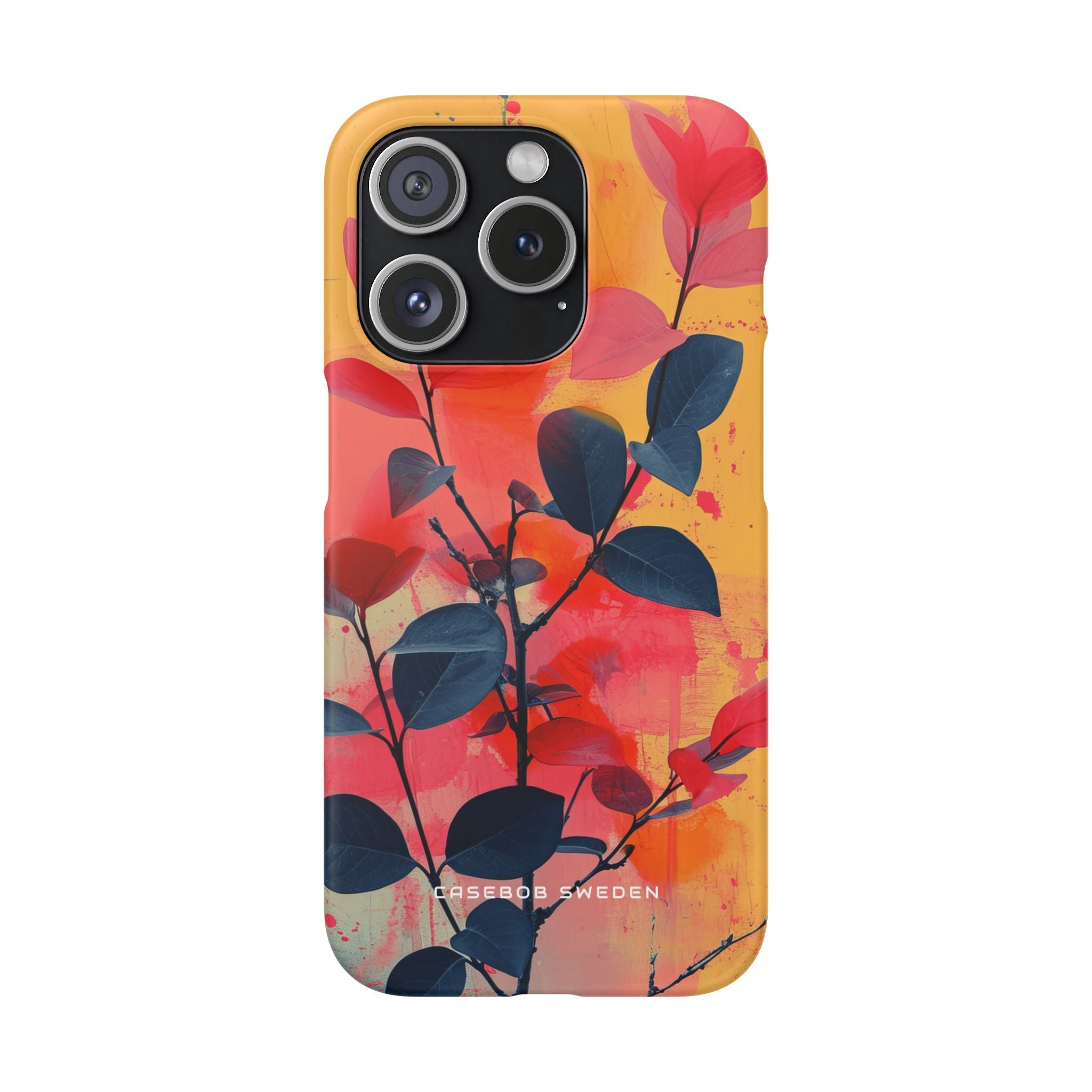 Vivid Floral Harmony iPhone 15 - Slim Phone Case