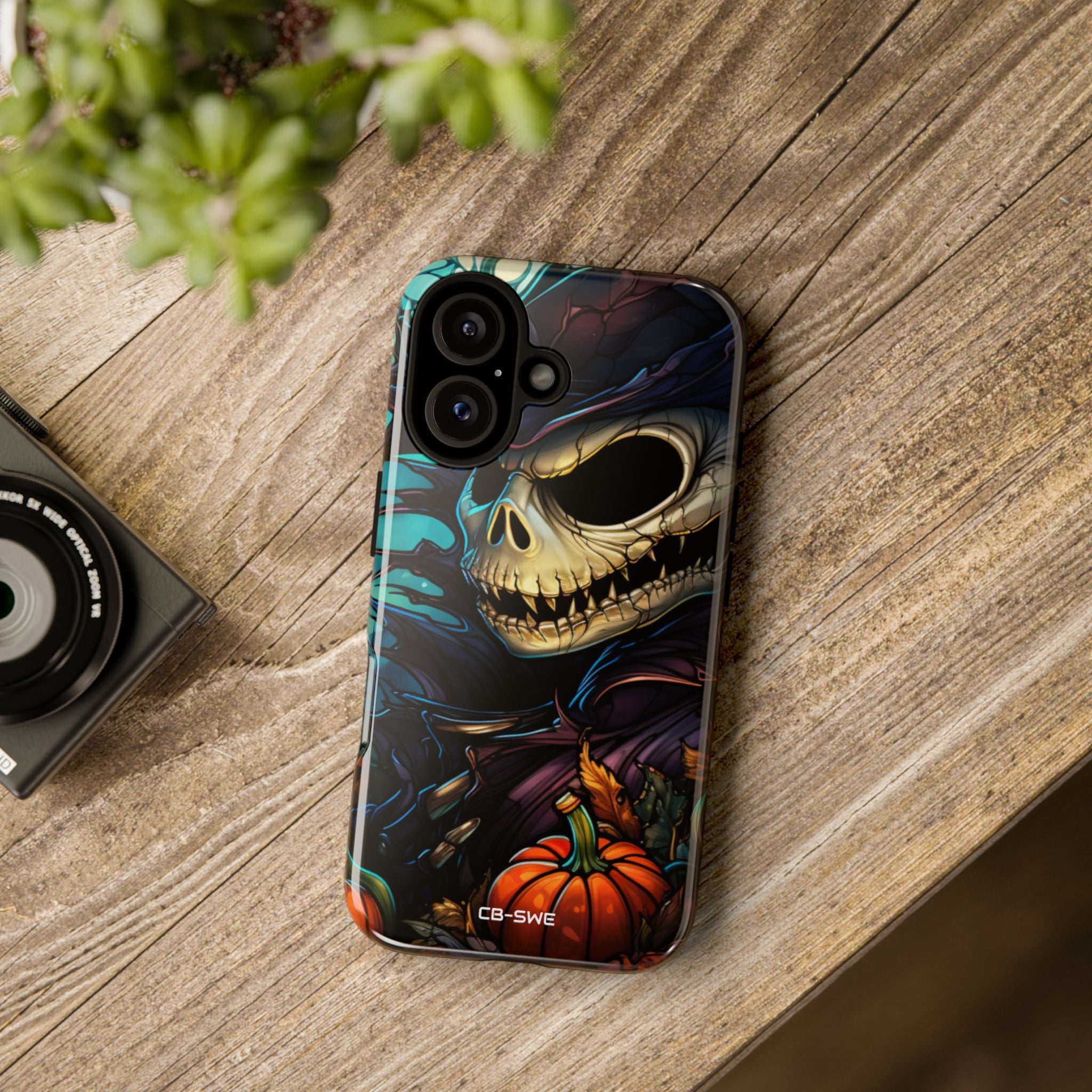 Skull Grins Brightly - iPhone Case