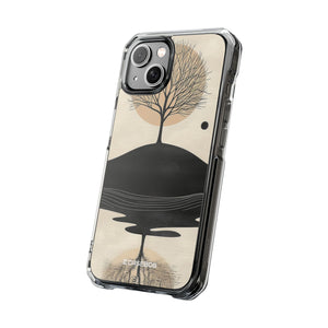 Serene Reflections - Phone Case for iPhone (Clear Impact - Magnetic)