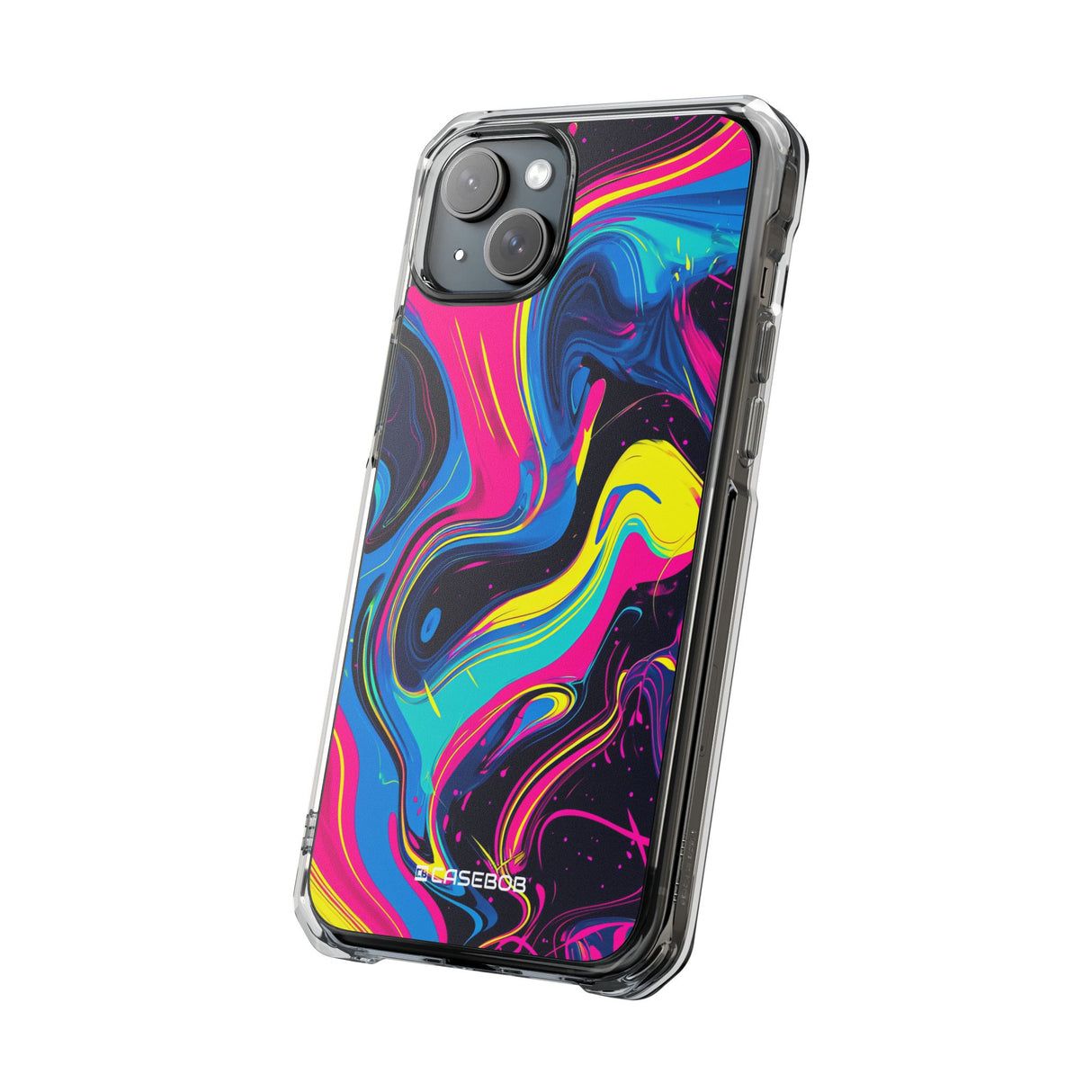 Pantone Neon Patterns | Handyhülle für iPhone (Clear Impact Case – magnetisch)