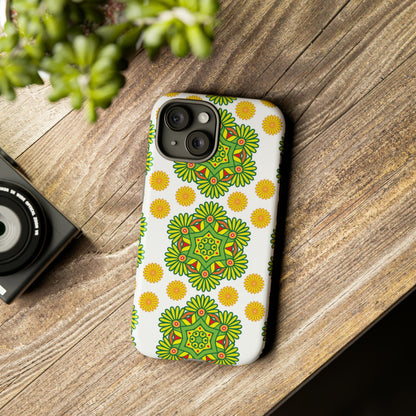 Lime Mandela - Protective Phone Case