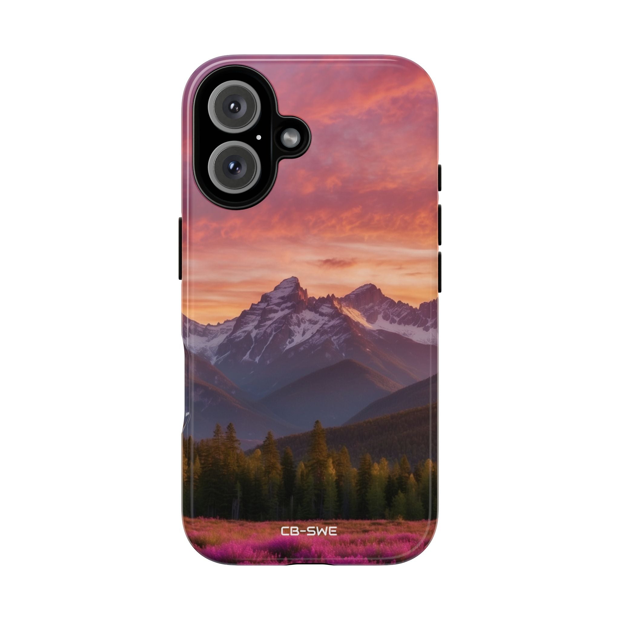 Mountain Peaks Glow - iPhone Case