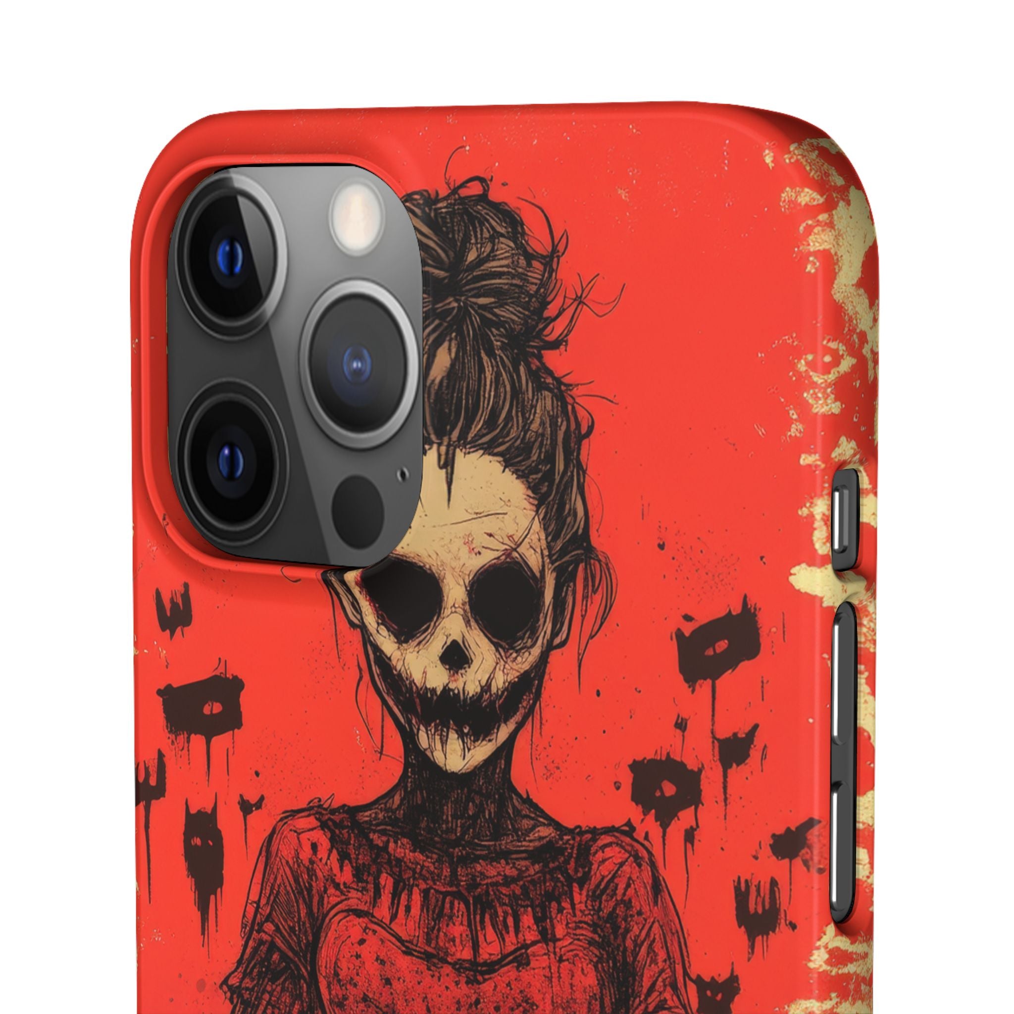 Haunting Scarlet Descent iPhone 12 - Slim Phone Case