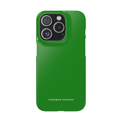 Forest Green iPhone 15 - Slim Phone Case