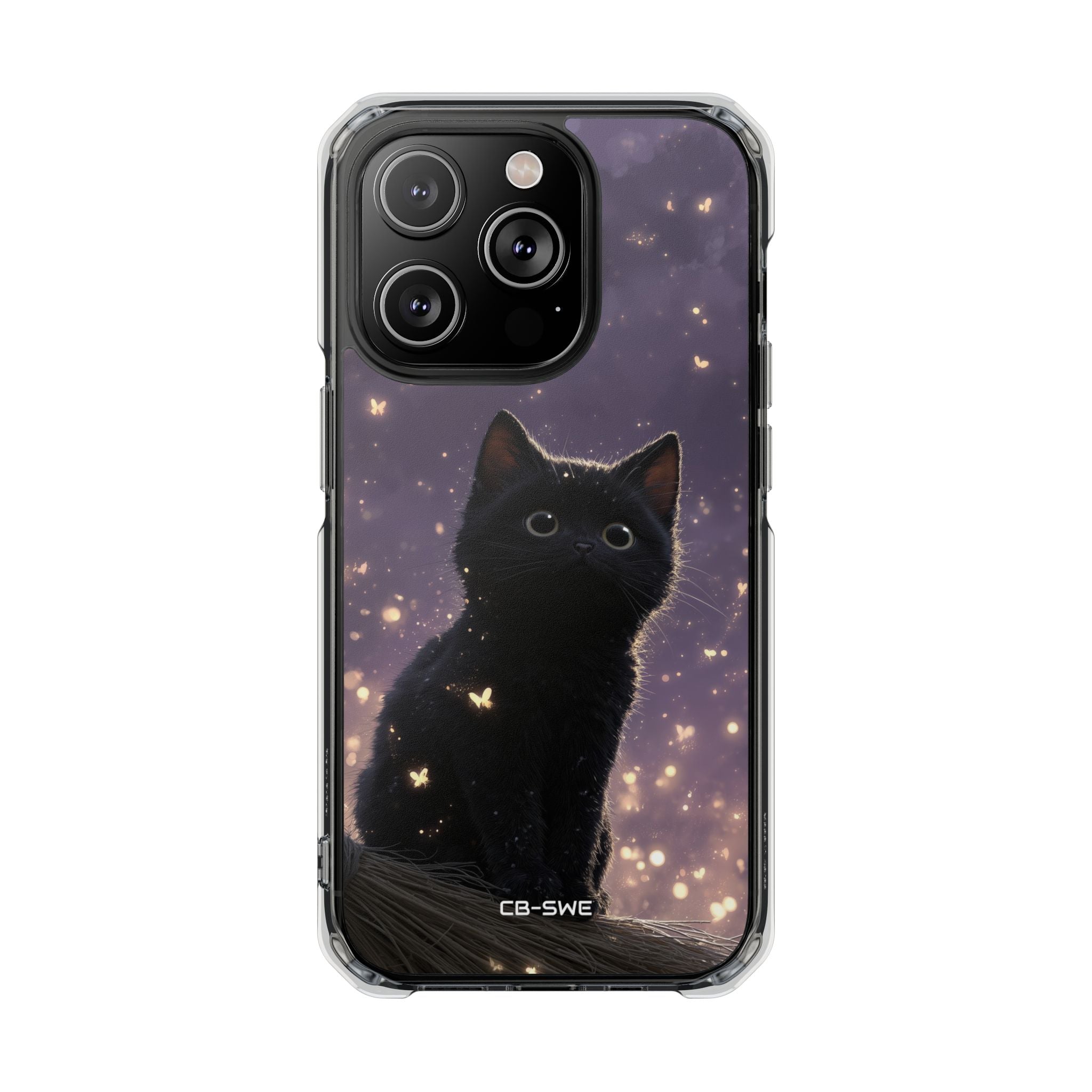 Whimsical Cat Soars iPhone Case - Impact